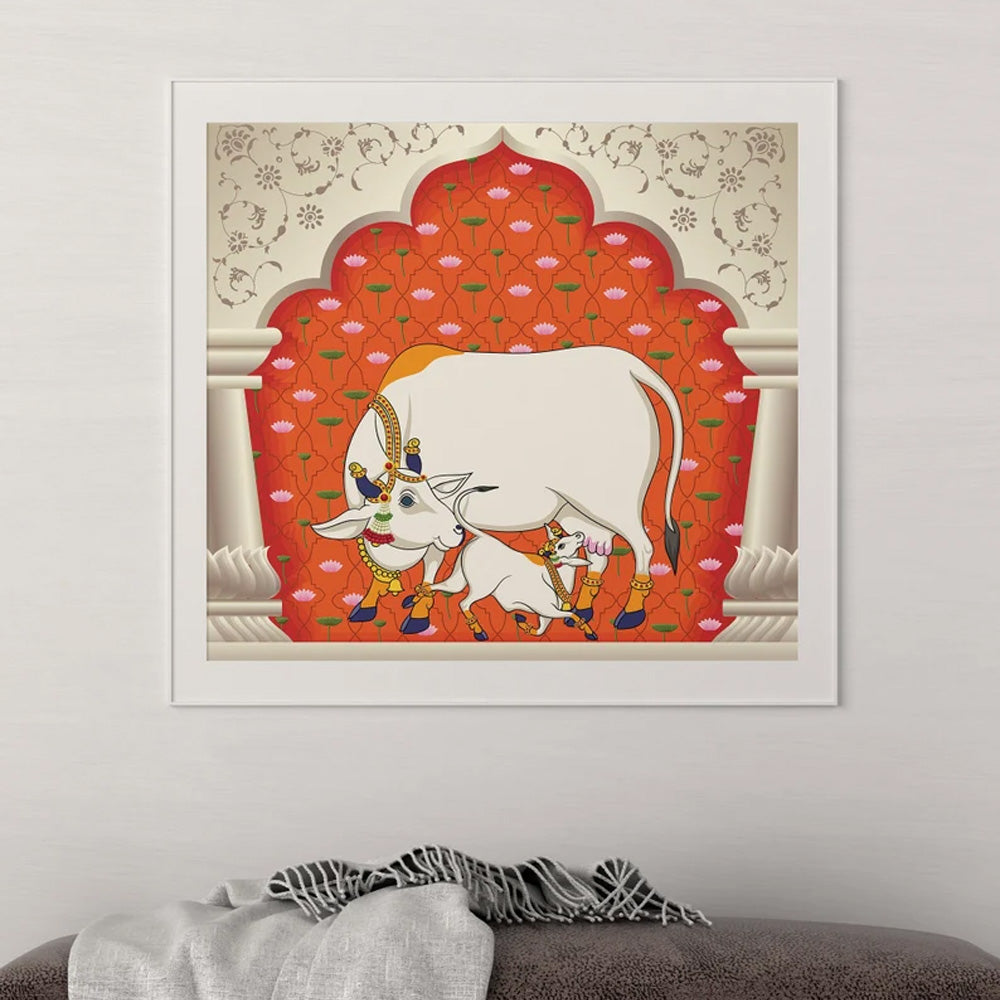 Krutik Kamdhenu Vastu Painting - Art To Attract Wealth.