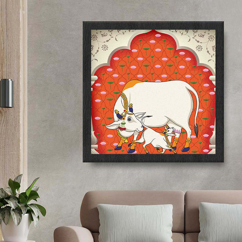 Krutik Kamdhenu Vastu Painting - Art To Attract Wealth.