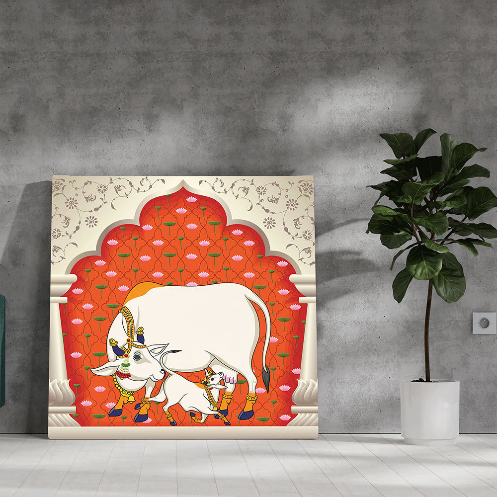 Krutik Kamdhenu Vastu Painting - Art To Attract Wealth.