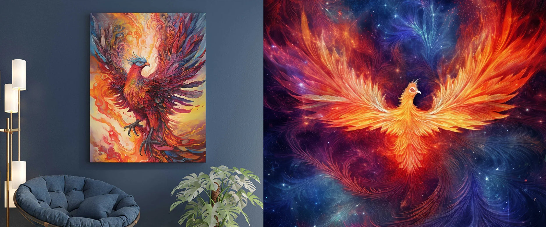 Bring Success and Prosperity with Phoenix Painting by krutik-1677.