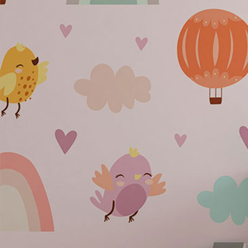 Rainbow Rides – Up, Up, and Away by Krutik.