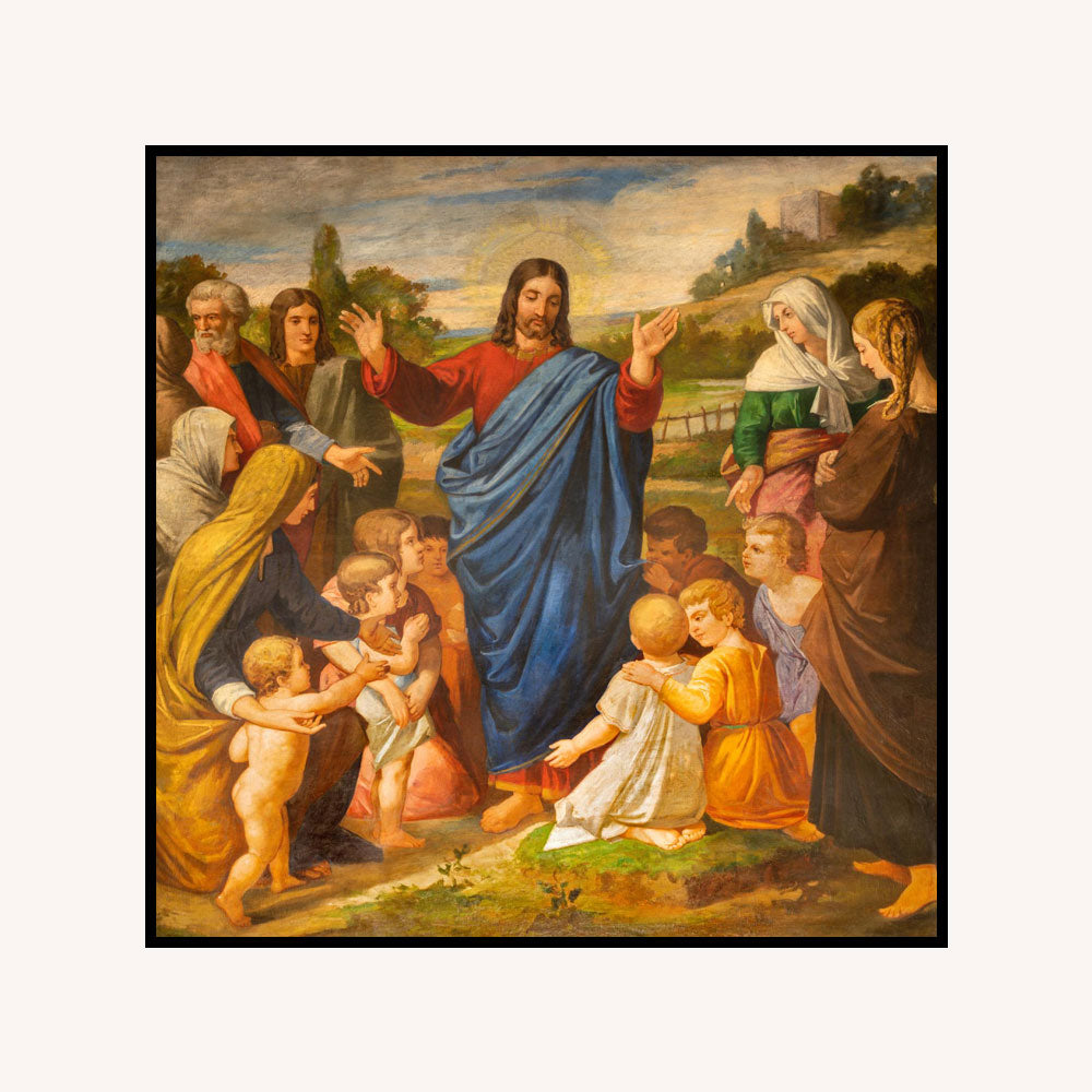Jesus Blesses the Children: Embracing Innocence and Faith
