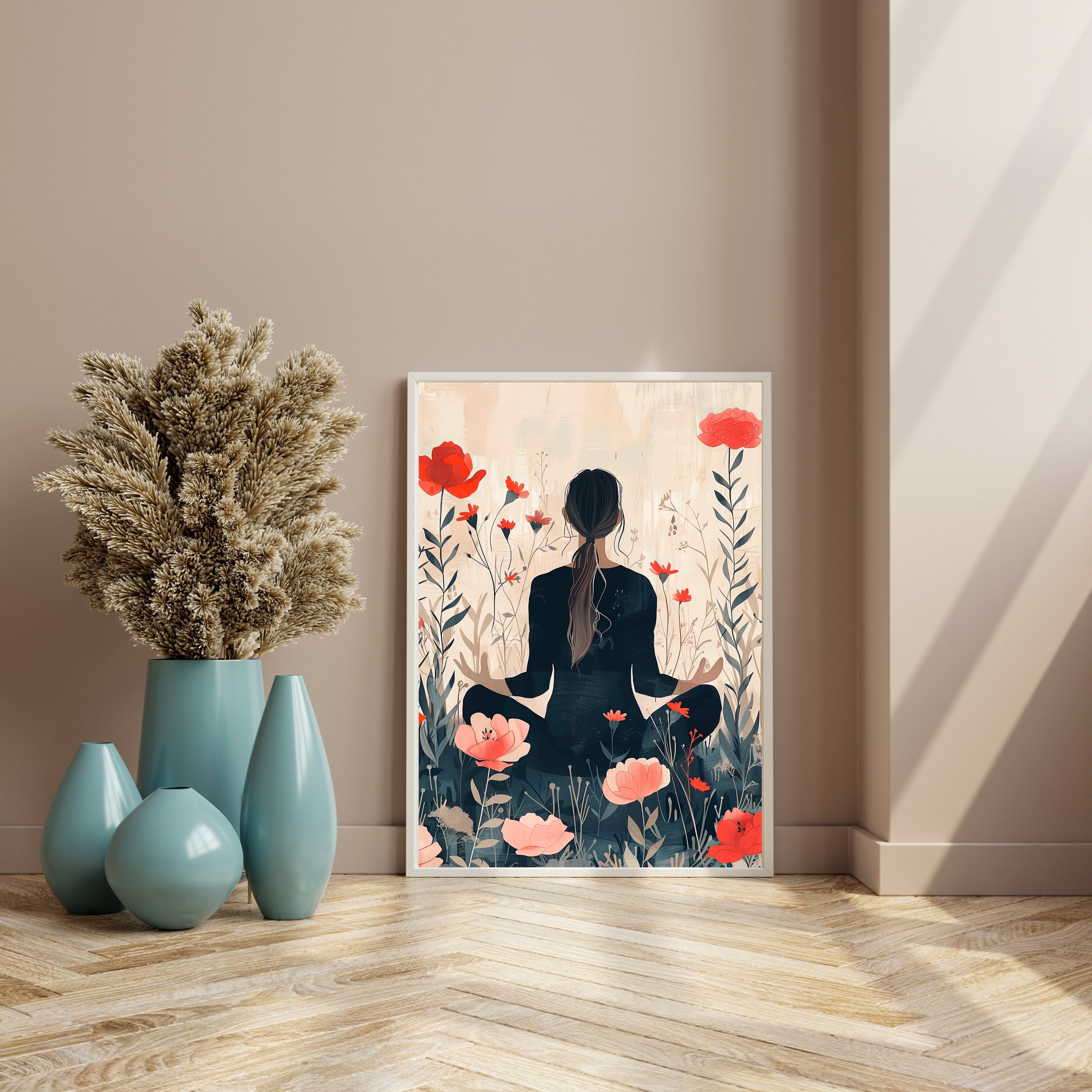 Serenity in Bloom – A Meditation on Nature by Krutik.