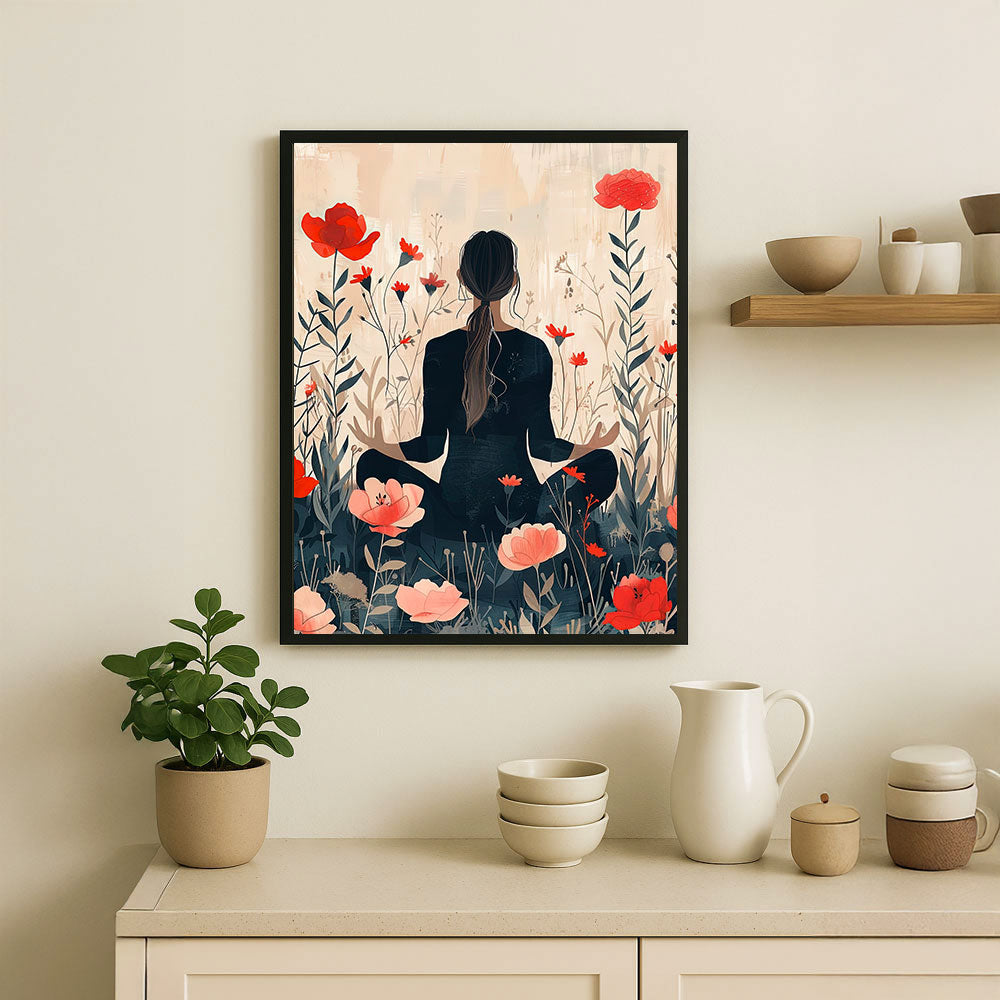 Serenity in Bloom – A Meditation on Nature by Krutik.