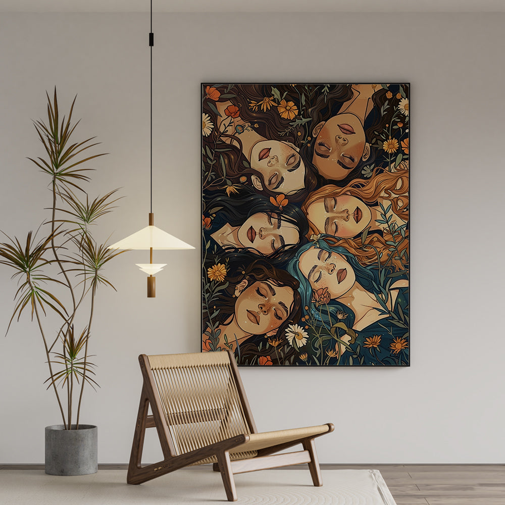 Sisterhood in Bloom – A Celebration of Feminine Unity by Krutik