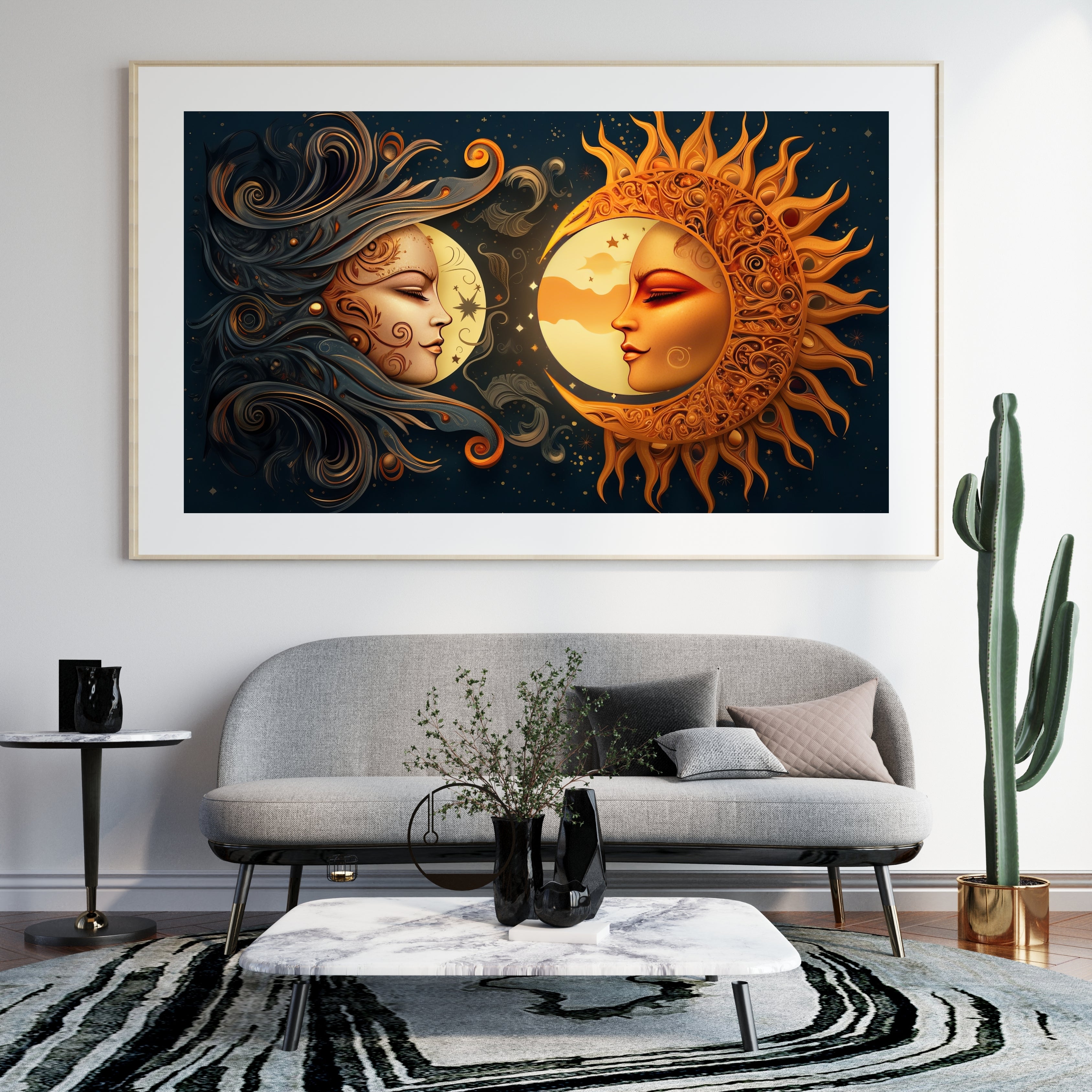Sun and Moon in Harmony.