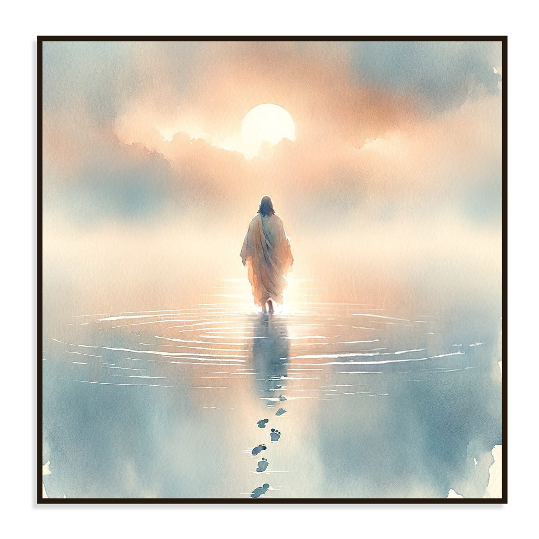 Walking on Water: Jesus at Dawn.