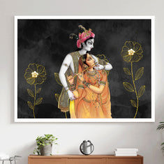 Vastu Friendly  Radha and Krishna Painting for Love and Harmony.