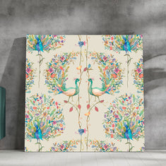 Majestic Beauty: A Stunning Peacock Art Pattern Painting.