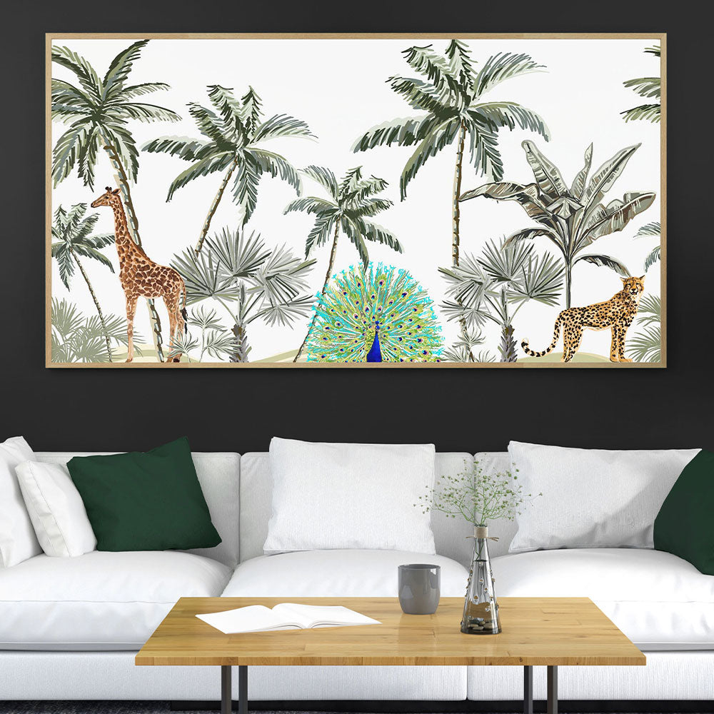 A Serene Garden Painting.