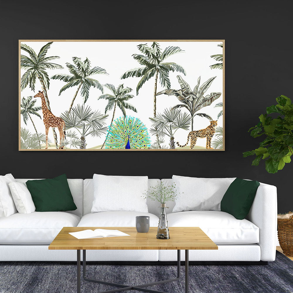 A Serene Garden Painting.