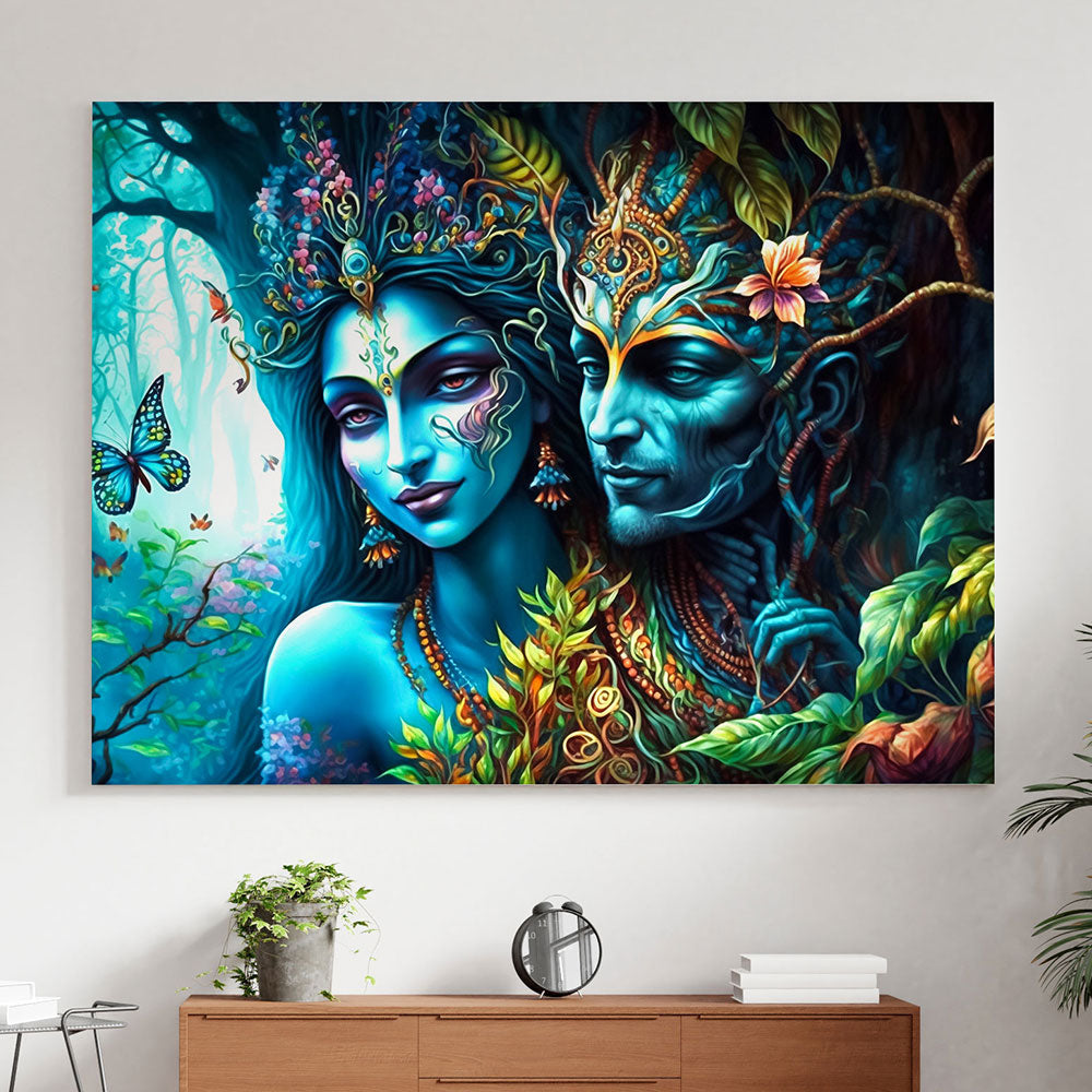 Mystical Union: Intimate Paintings of Man and Woman.