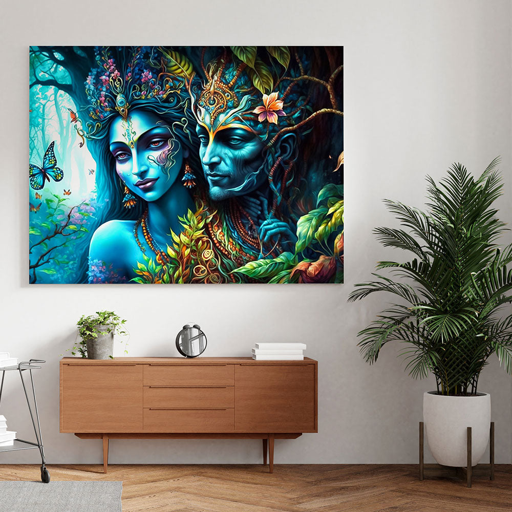 Mystical Union: Intimate Paintings of Man and Woman.