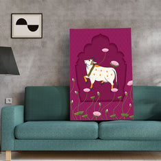 Glorious Gau: A Pichwai Painting Celebrating the Sacred Cow.