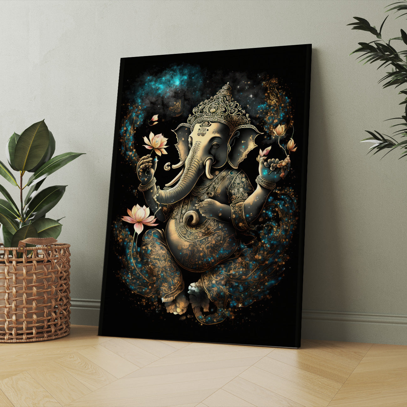 Divine remover of obstacles: Ganesha's blessings.