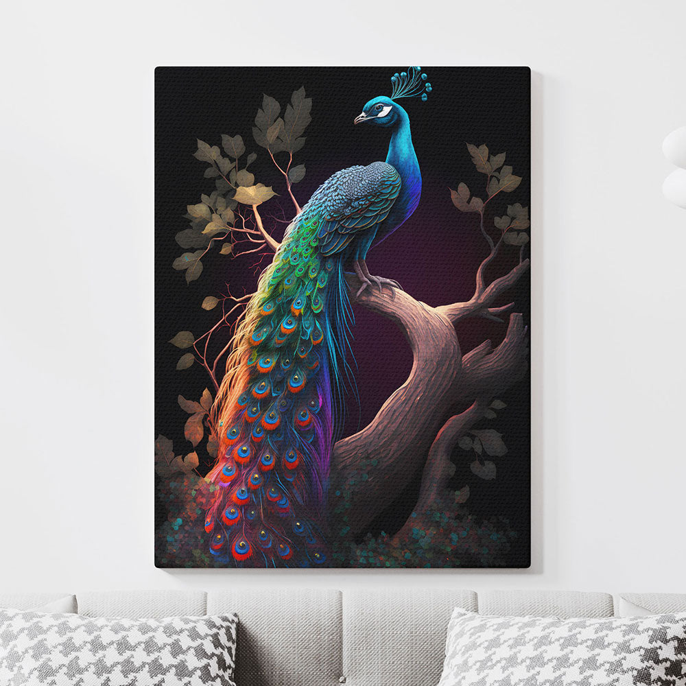 Feathers of the Peacock : A Stunning Display of Nature's Artistry.