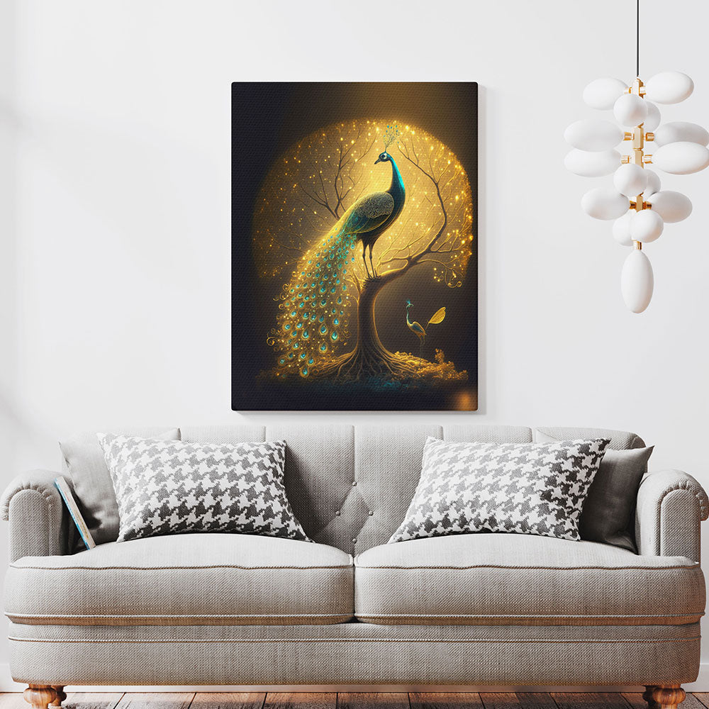 Regal Splendor : A Majestic Painting of Elegance and Beauty.
