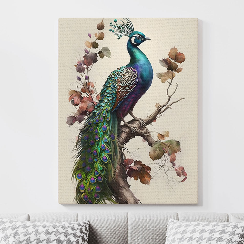 The Majestic Peacock : An Exquisite Portrait of Nature's Splendor.
