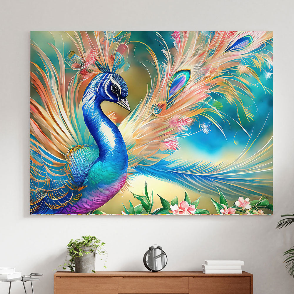 Royal Elegance : A Majestic Painting of Regal Beauty.