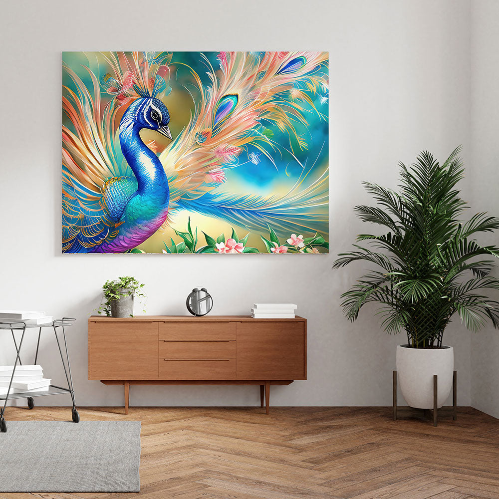 Royal Elegance : A Majestic Painting of Regal Beauty.