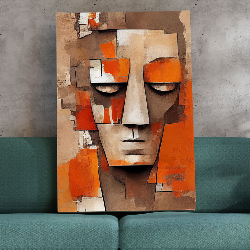 Visions of the Soul: Abstract Portait in Flux.