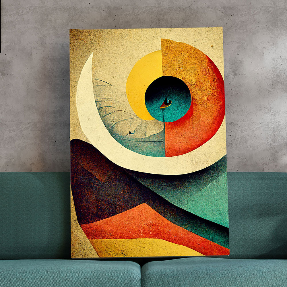 Abstract Fusion: Where Colors Collide.