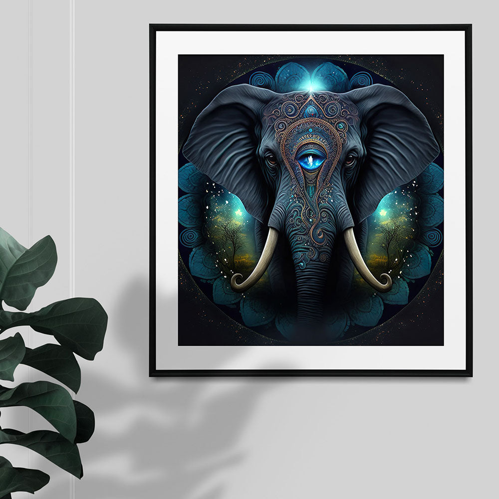 The Auspicious Elephant Lord: Ganesha's Grace.