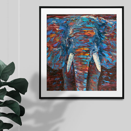 Serenade of Strength: The Elephant's Resilience.