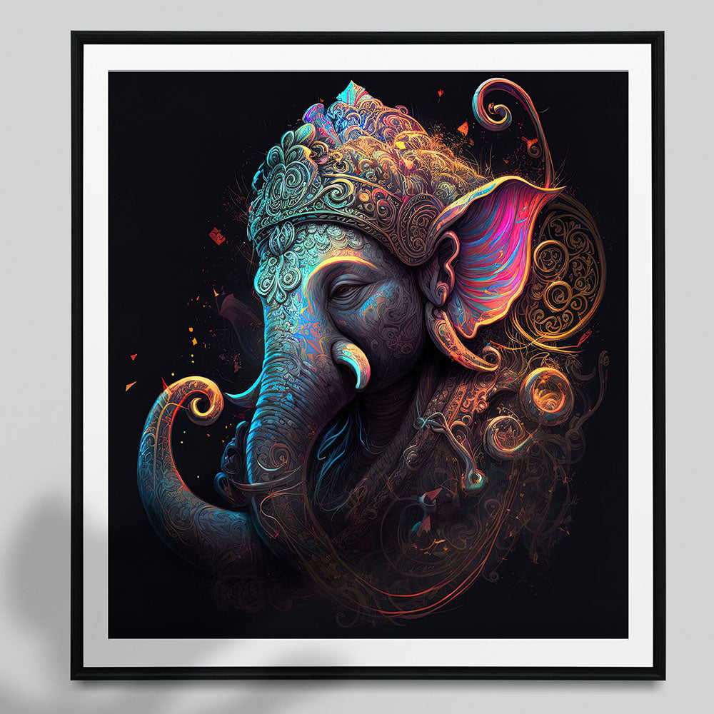 Ganesha's Cosmic Splendor: Illuminating the Universe