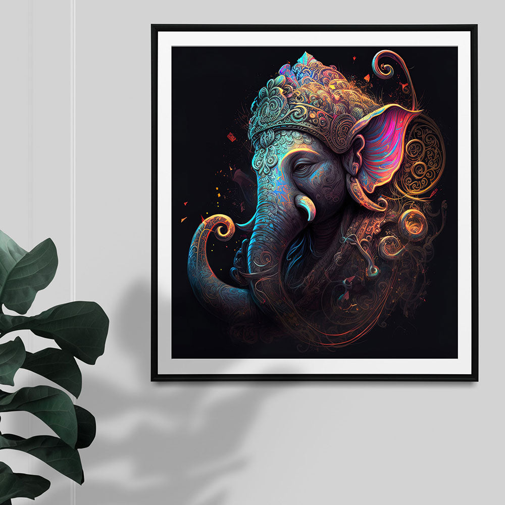 Ganesha's Cosmic Splendor: Illuminating the Universe