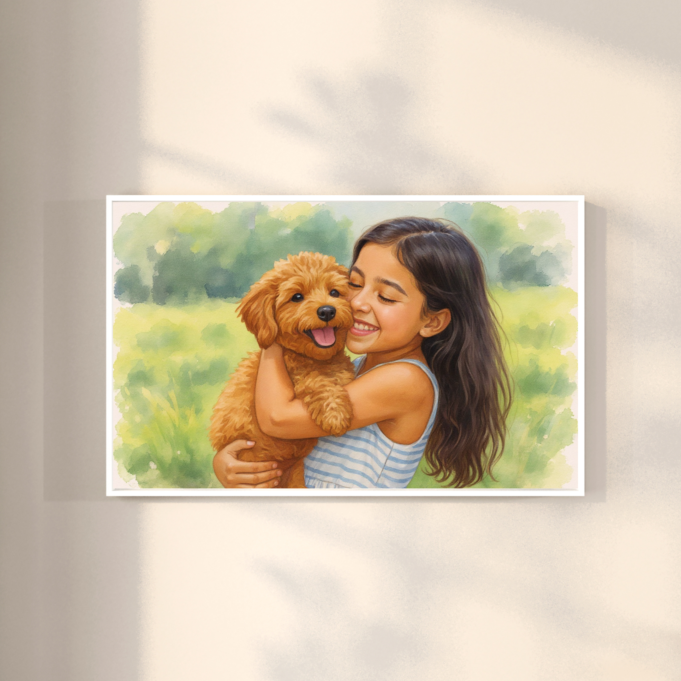 Sibling Portrait - Childhood Joy in a Frame.