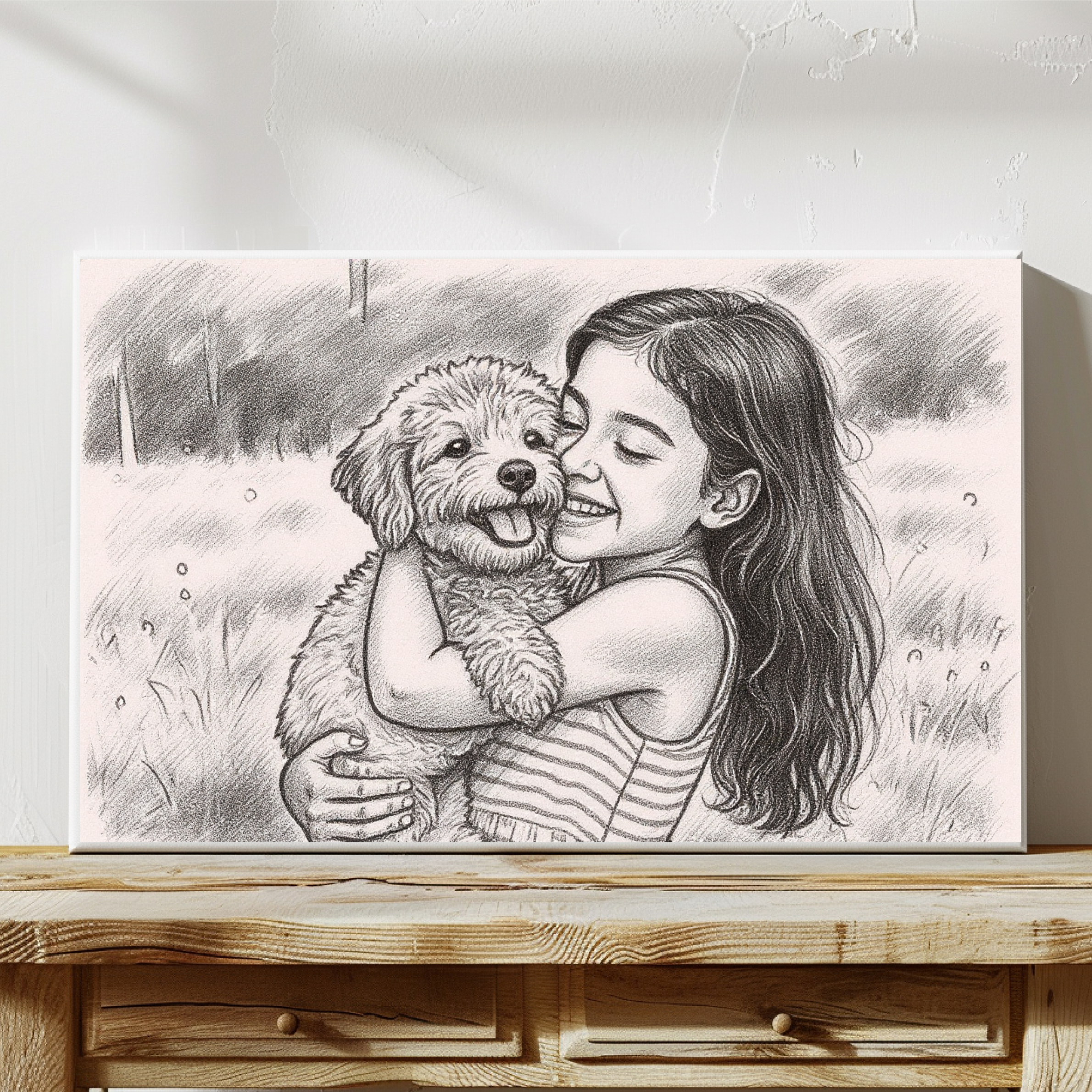 Sibling Portrait - Childhood Joy in a Frame.