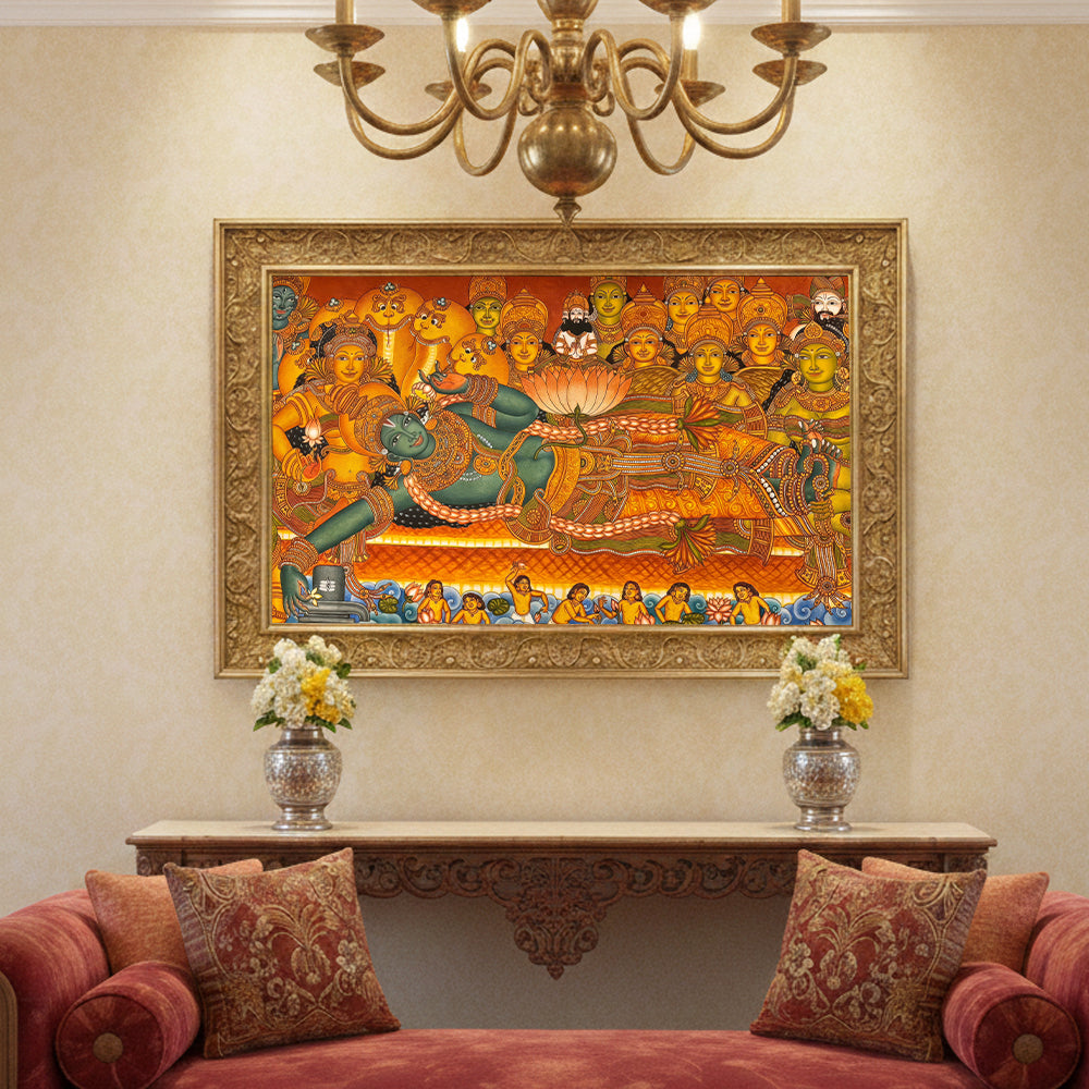 Anantashayana Vishnu – Lord of Cosmic Balance By Krutik