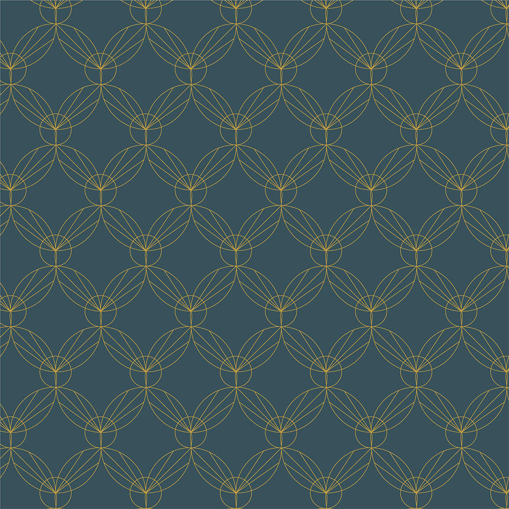 Geometric Art Deco Wallpaper
