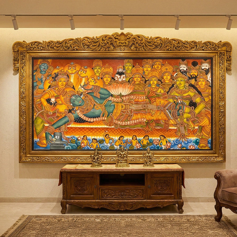 Anantashayana Vishnu – Lord of Cosmic Balance By Krutik