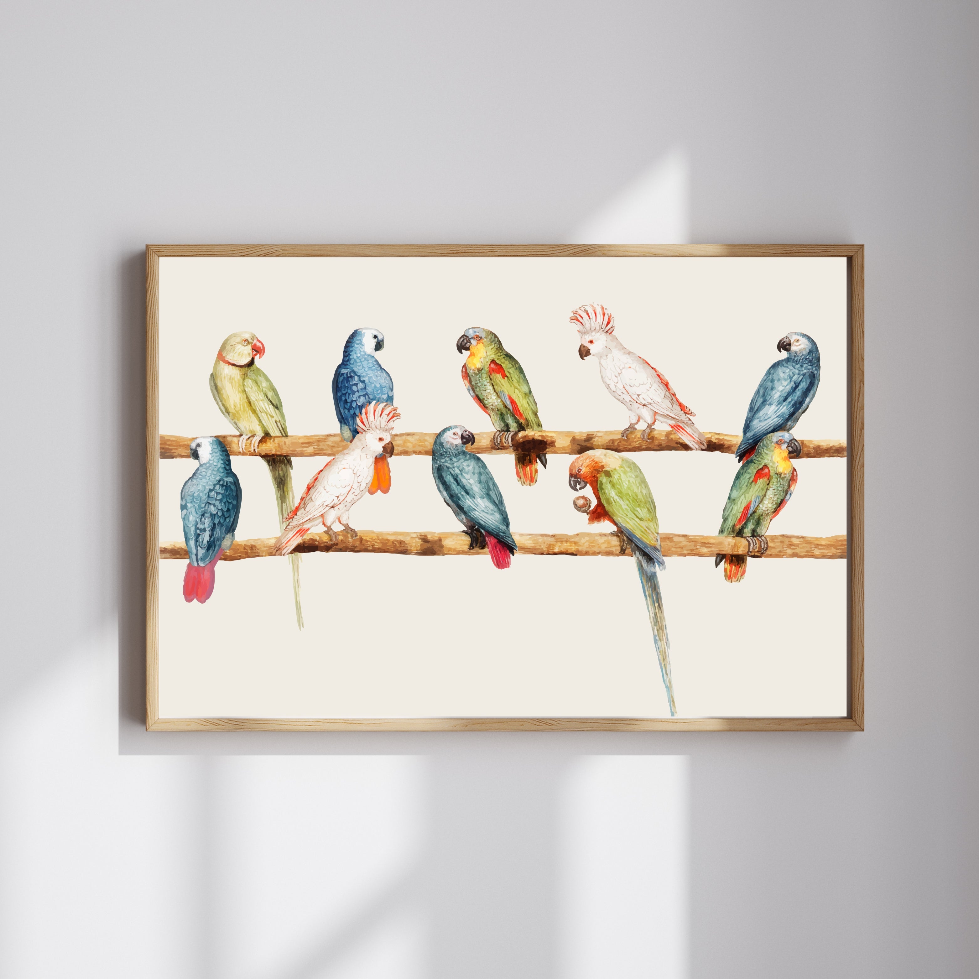 Symphony of birds Krutik Canvas Painting