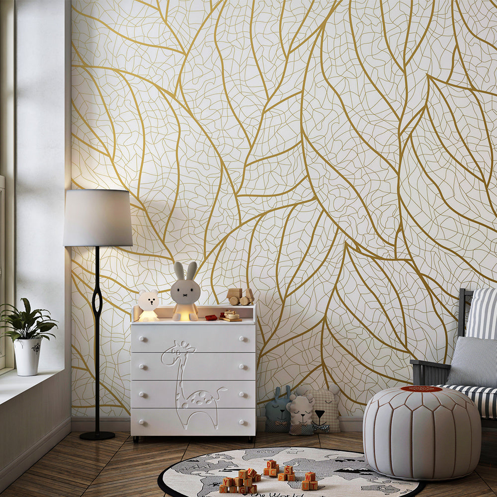 Gradient Golden Linear Wallpaper
