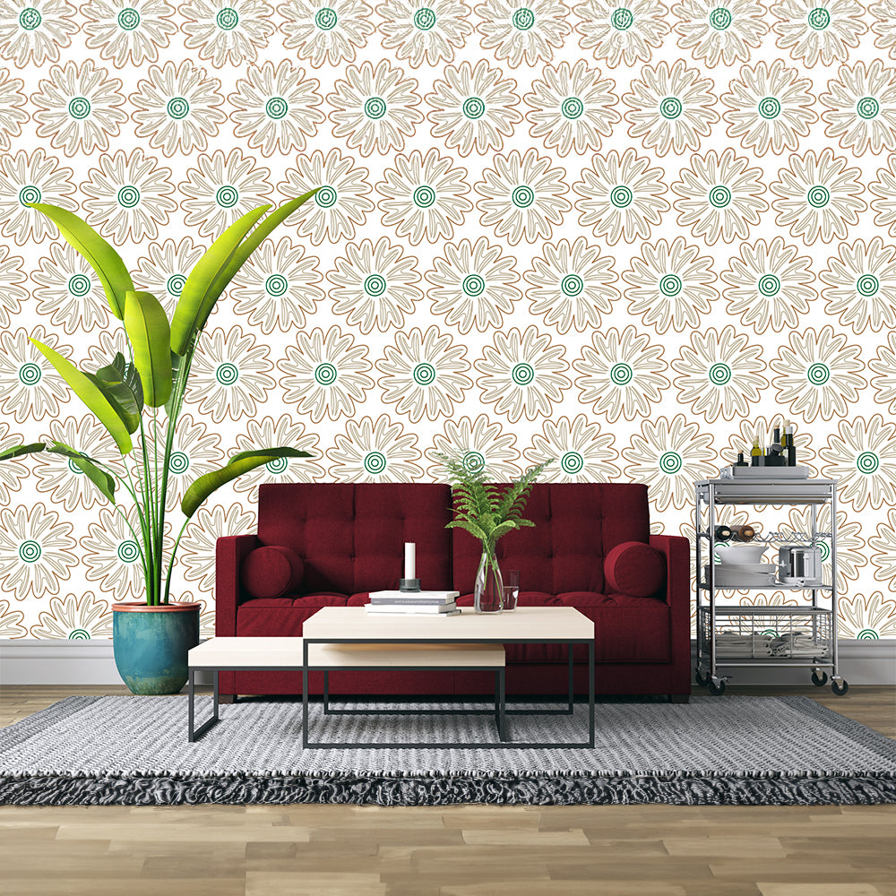 Intricate Motif Pattern Wallpaper | Timeless Elegance.