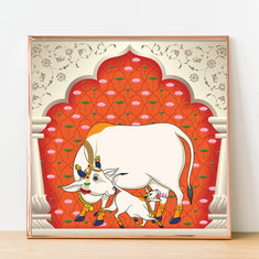 Krutik Kamdhenu Vastu Painting - Art To Attract Wealth.