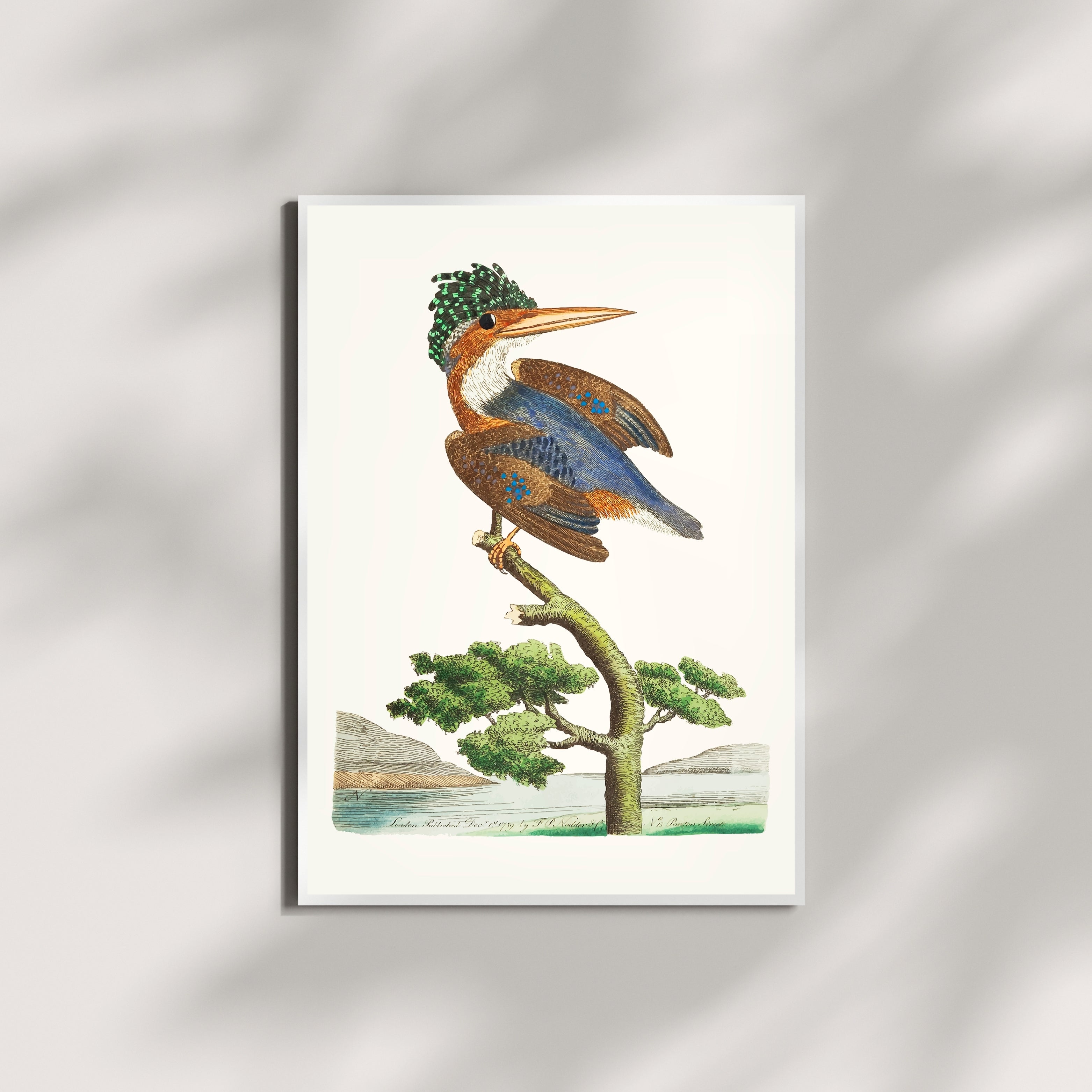 Abstract Bird Harmony Krutik Canvas Painting.