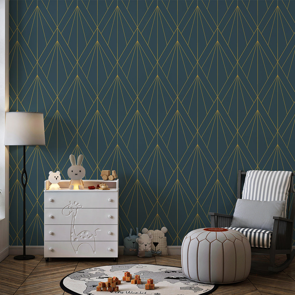 Seamless Art Deco Wallpaper.