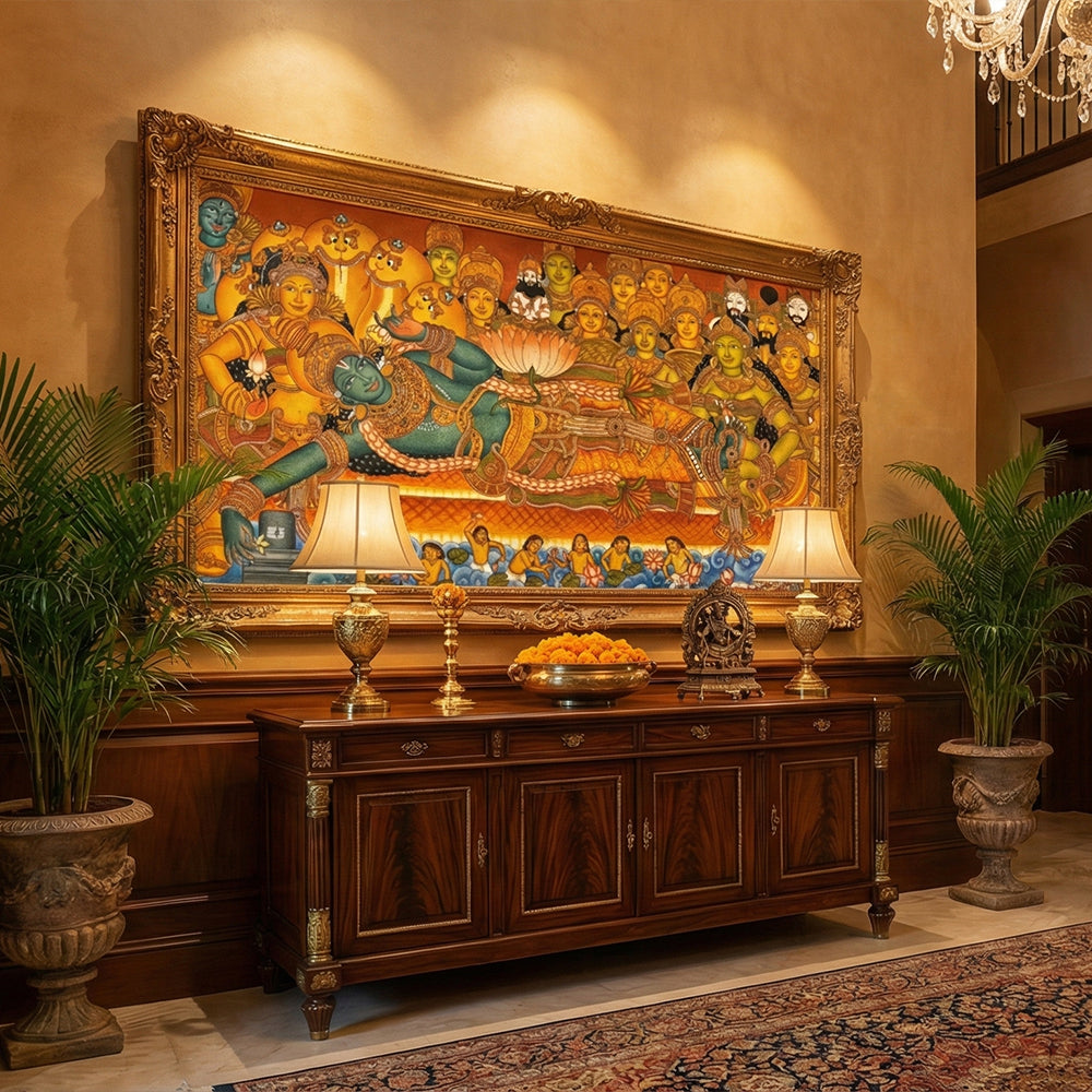 Anantashayana Vishnu – Lord of Cosmic Balance By Krutik