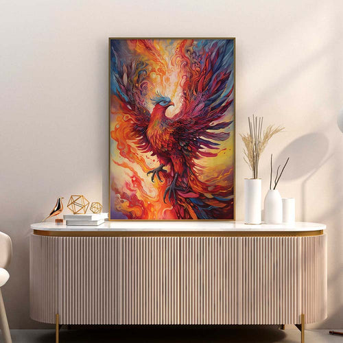 Invite Success & Positive Vibes With Phoenix Painting.