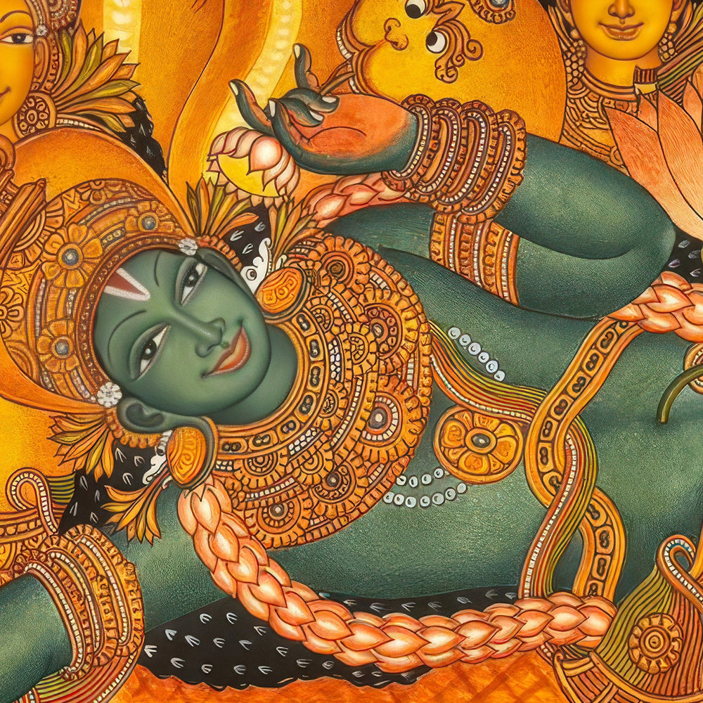 Anantashayana Vishnu – Lord of Cosmic Balance By Krutik