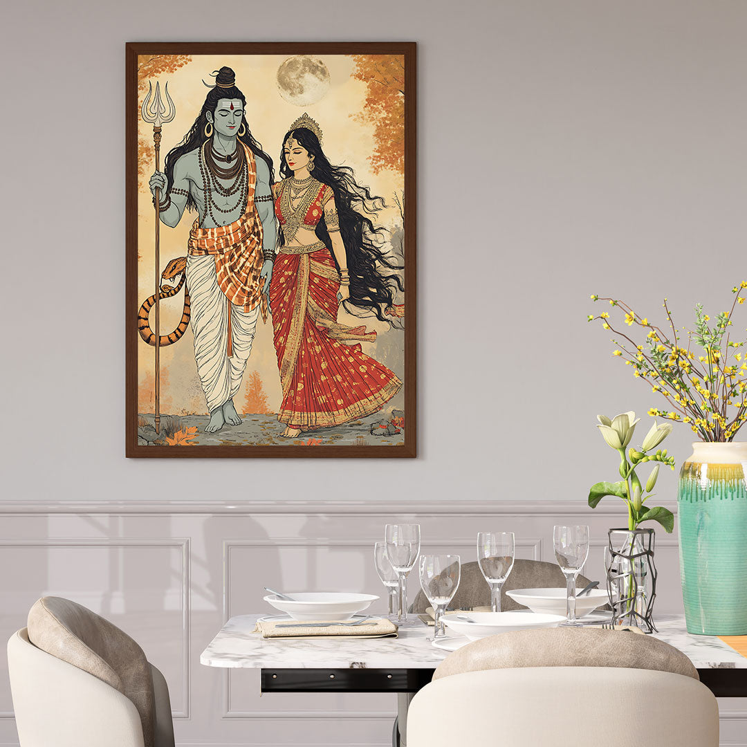 Timeless Devotion – Shiv Parvati by Krutik.