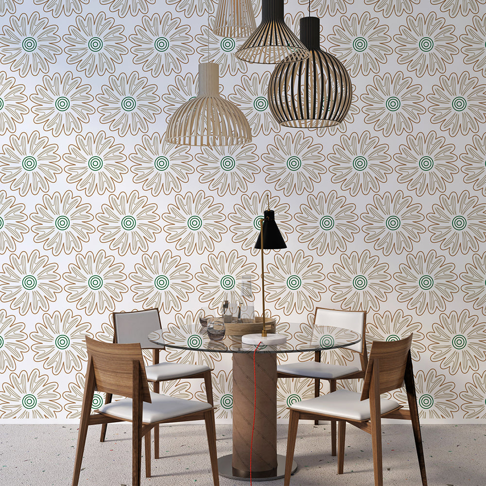 Intricate Motif Pattern Wallpaper | Timeless Elegance.