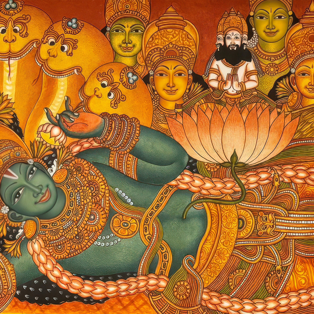Anantashayana Vishnu – Lord of Cosmic Balance By Krutik