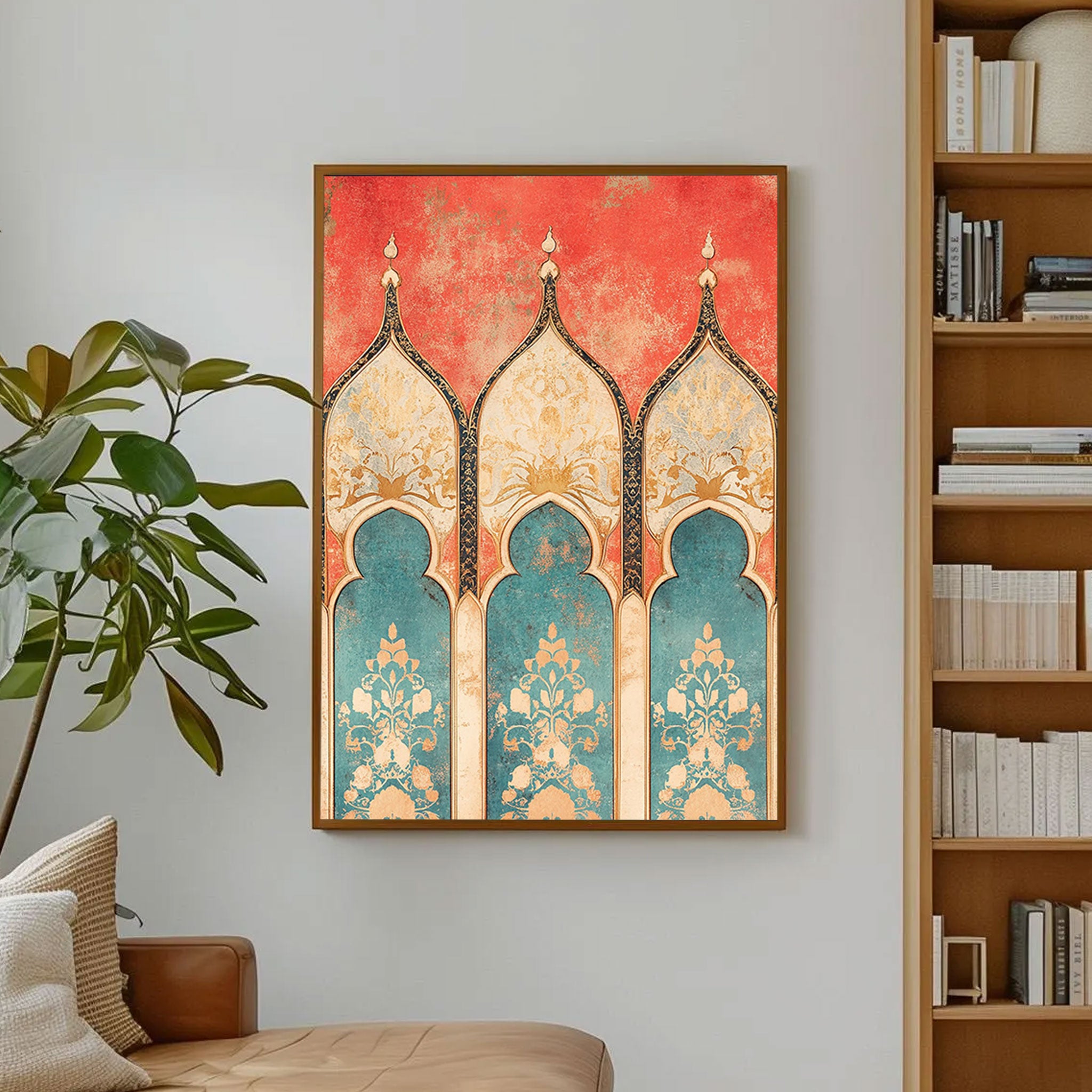 Mughal Arches & Moorish Echoes – Vintage Islamic Wall Art