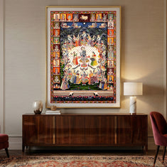 Raas Leela Under the Moon – Traditional Pichwai Painting