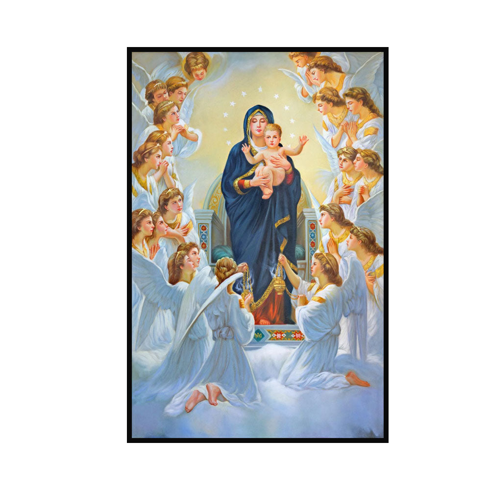 Madonna and Child Surrounded by Angels